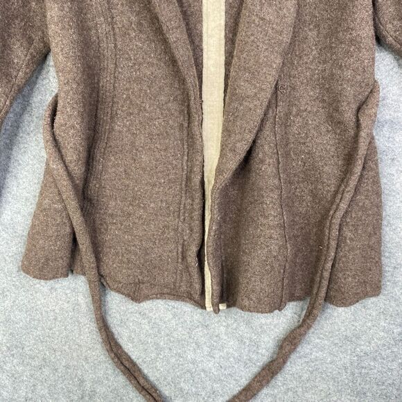 Anthropologie Brown Hooded Cardigan - Picture 4 of 12